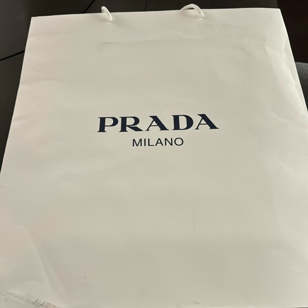 Prada shopping bags